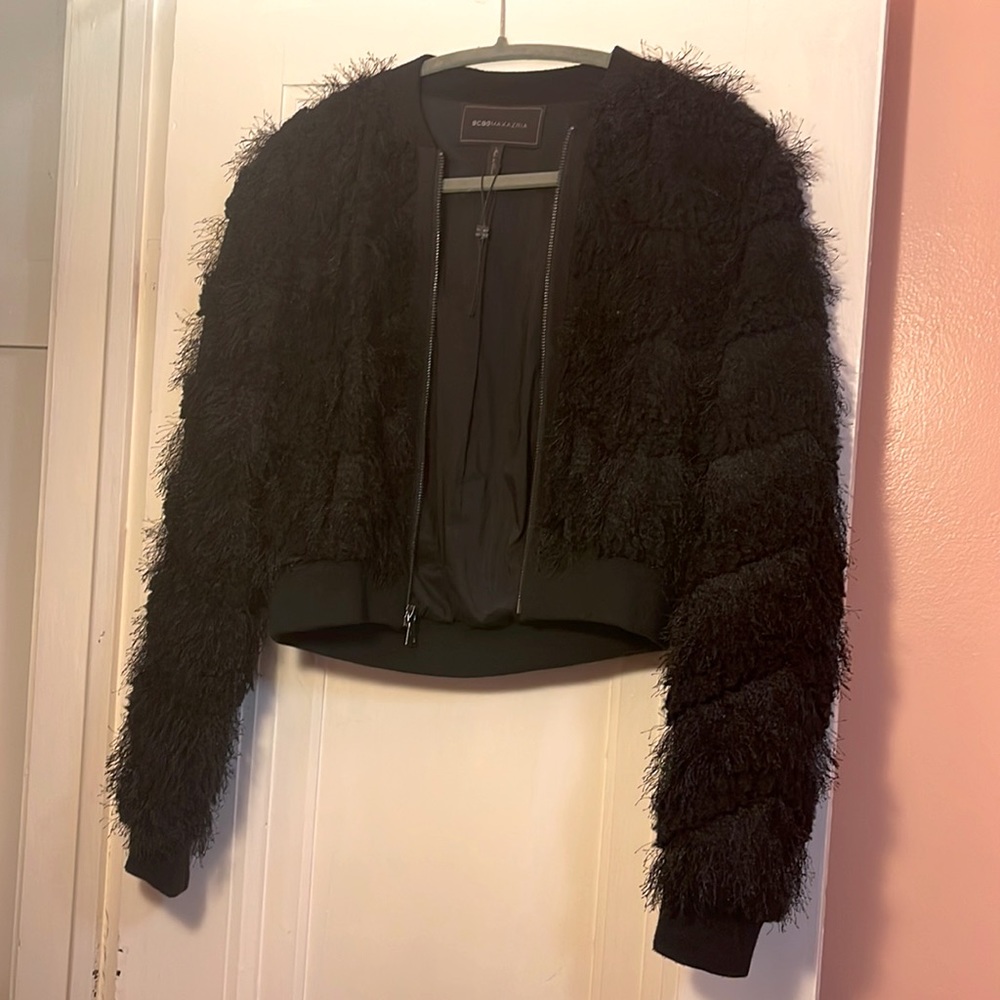 BCBGMAXAZRIA BOMBER JACKET